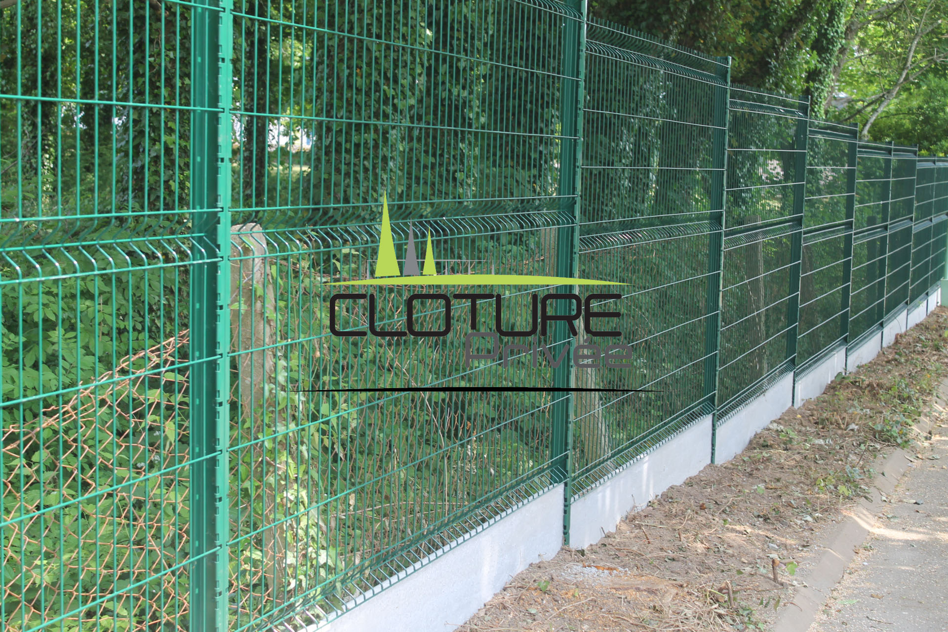 cloture rigide ral 6005 vert